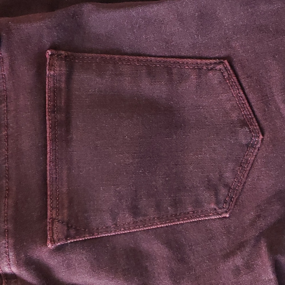 Buckle Just Black maroon jeans